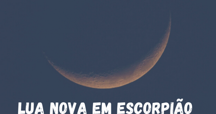 Lua Nova em Escorpião!
