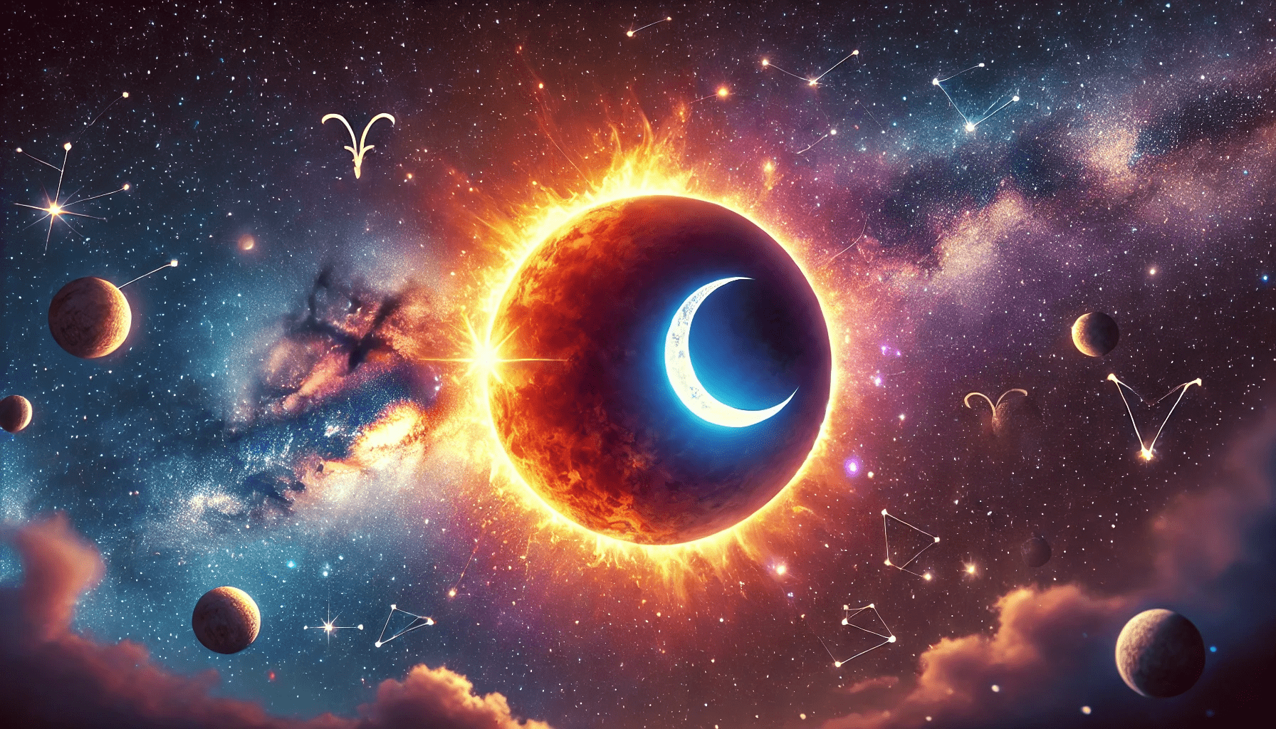 ECLIPSE SOLAR PARCIAL | LUA NOVA EM CARNEIRO