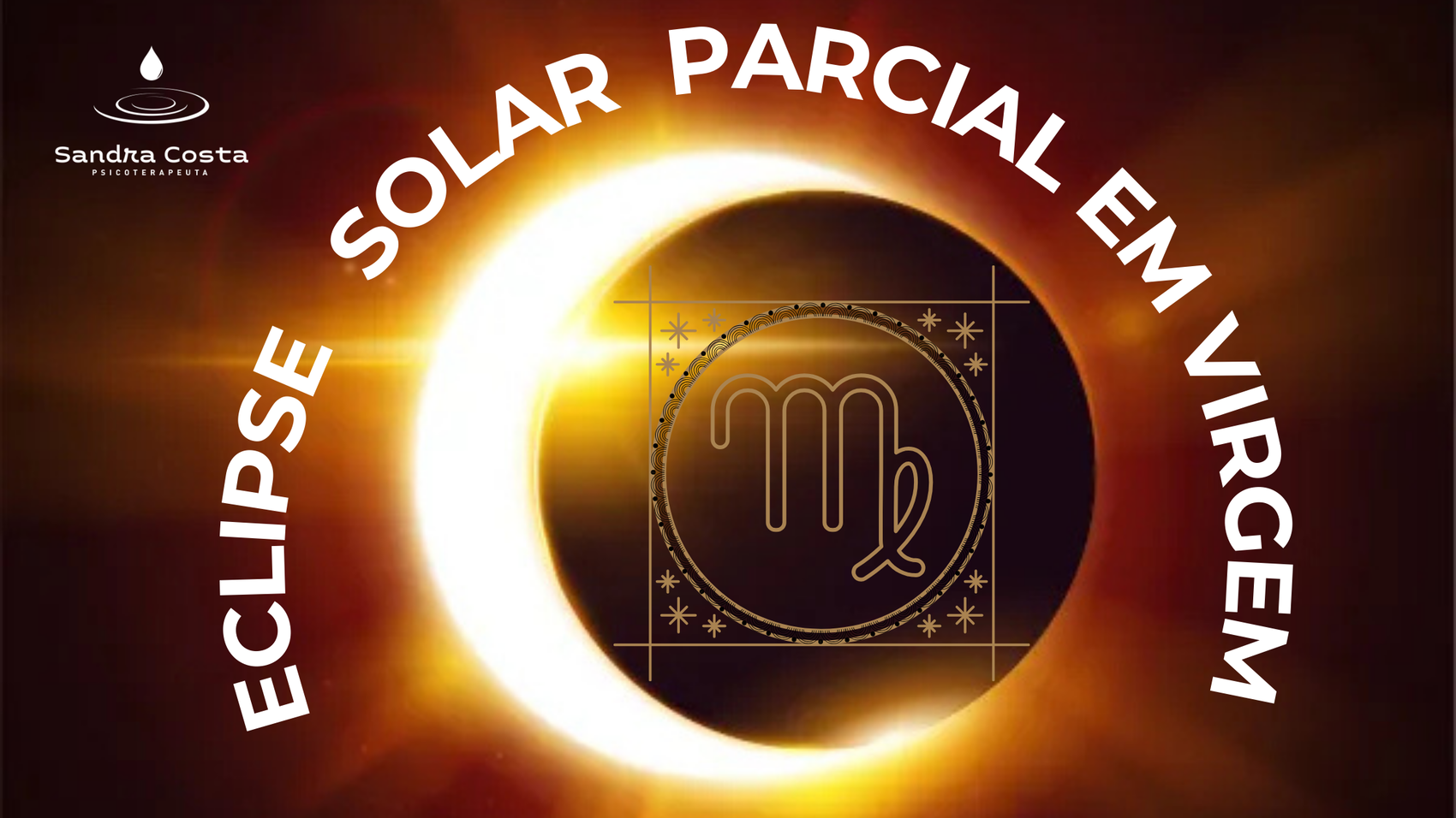 LUA NOVA E ECLIPSE SOLAR PARCIAL EM VIRGEM