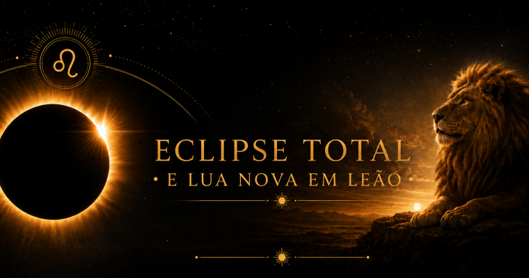 ECLIPSE SOLAR TOTAL & LUA NOVA EM LEÃO
